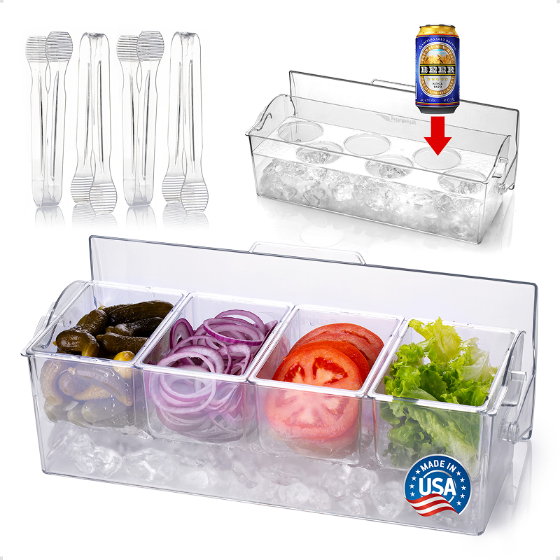 Pikanty Condiment Caddy - plastic product developed by V.E.S. Innovations